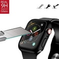 thumbnail image 3 of XIHAMA [2 Pack Compatible for Apple Watch 42mm Series 3/2/1 Tempered Glass Screen Protector with Hard Clear Case, Full Coverage Easy Installation Bubble-Free Cover for iWatch Accessories, 3 of 6