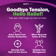 thumbnail image 3 of Nuvicare Tension Headache Relief Pills with 500mg Acetaminophen and 65mg Caffeine - Non Aspirin Pain Reliever Aid - Compare to Active Ingredient in Excedrin Tension Headache (100 Caplets), 3 of 9
