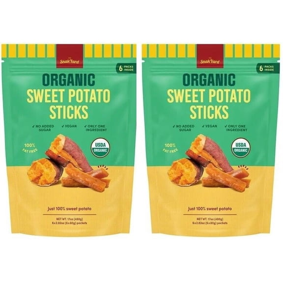 Yard Sweet Potato Sticks 6/2.8OZ (2bags)