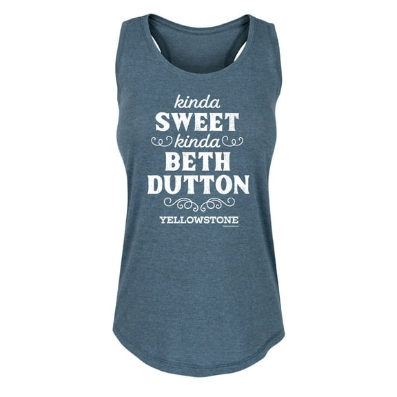 Yellowstone - Kinda Sweet, Kinda Beth Dutton - Women's Racerback Tank Top