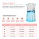 thumbnail image 3 of Balery Crystal Clear Water Splash Camisón de princesa para niñas, pijama de algodón con mangas abullonadas, suave y bonito.-Small, 3 of 6