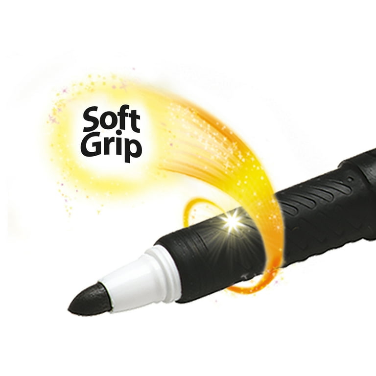 Bic Soft Grip Fine Point Dry Erase Marker - Black, 12 pk - Baker's