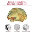thumbnail image 5 of Disketp Floral With Butterflies Shower Caps,Reusable Shower Cap For Women, Double Layer Waterproof Hair Cap, Large Size For All Hair Lengths,For Girls Spa Home Salon Use, 5 of 9