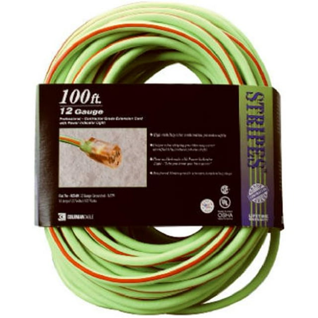 Coleman Cable 02549-88-54 100 ft. Outdoor Extension Cord