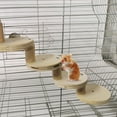 thumbnail image 3 of Fairnull 1 Set Hamster Ladder High Stability Detachable Solid Climbing Stairs Birds Parrot Exercise Perches Stand for Home Use, 3 of 8
