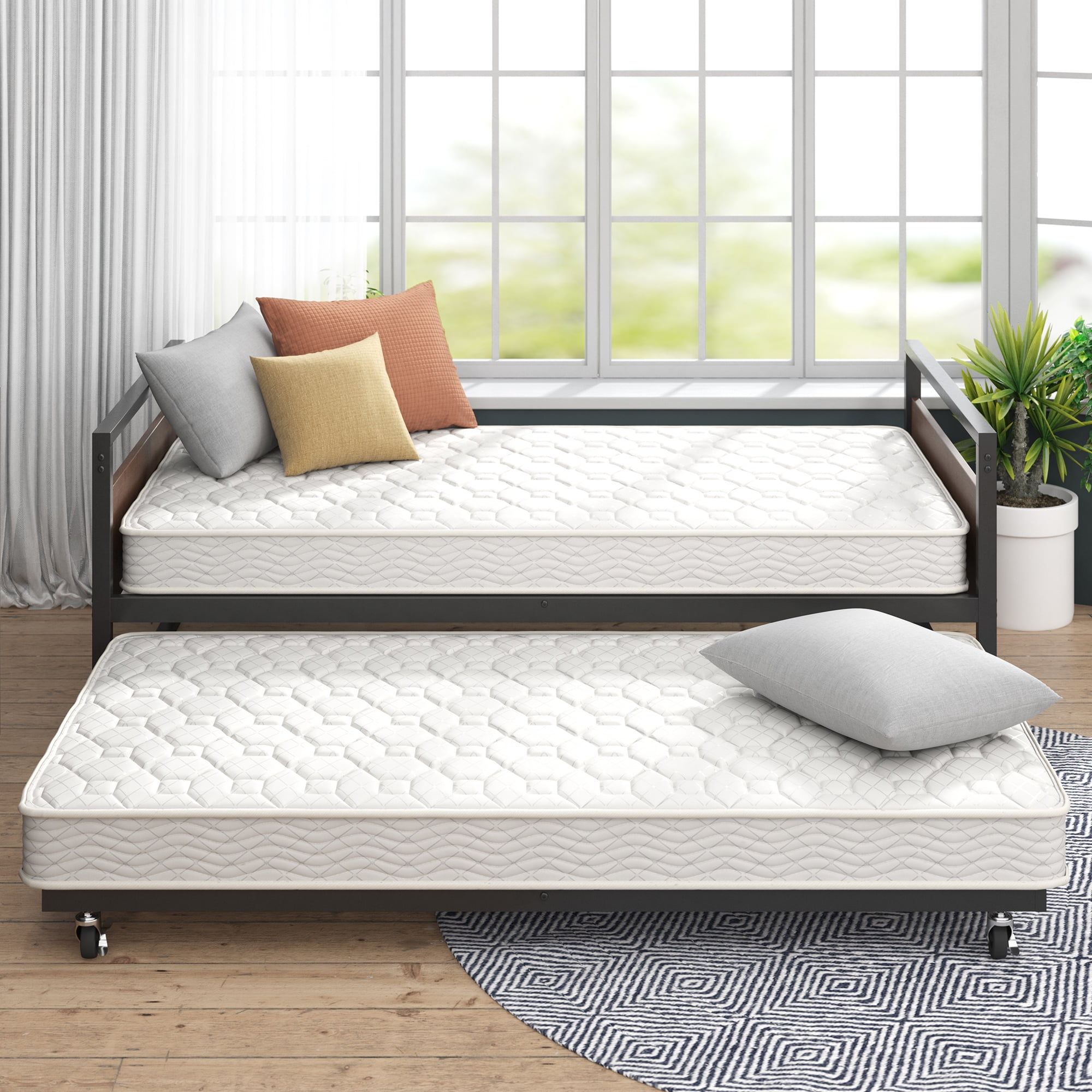 Slumber 1 comfort 6 twin store pack bunk bed spring mattress