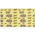 thumbnail image 2 of Cartoon Raccoons with Leaves 12.4x10.6in PVC Round Ring Binder, D-Ring 3-Hole, Metal Clip, 200 Sheets, 2 of 10