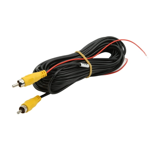 Audio Video Cable, IP68 Waterproof Stable Signals Transmission Anti Interference Composite Cable Nickel Plated Plugs For CCTV Rearview Camera