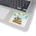 thumbnail image 3 of Golden Retriever Hello Summer with Sunglasses and Surfboard Tropical Vibes Vinyl Sticker Goldens Dog Lover Gifts Idea Waterproof Decal Art Decor - 00007, 3 of 5