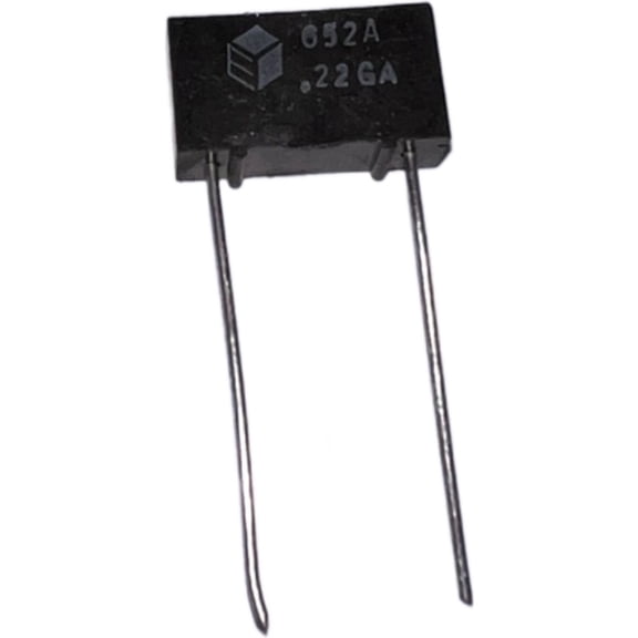 Pack of 2 652A1A422G Capacitor Rectangular Metallized Polycarbonate 22AWG Radial Leads, .22MFD 50V 2% Bulk : RoHS