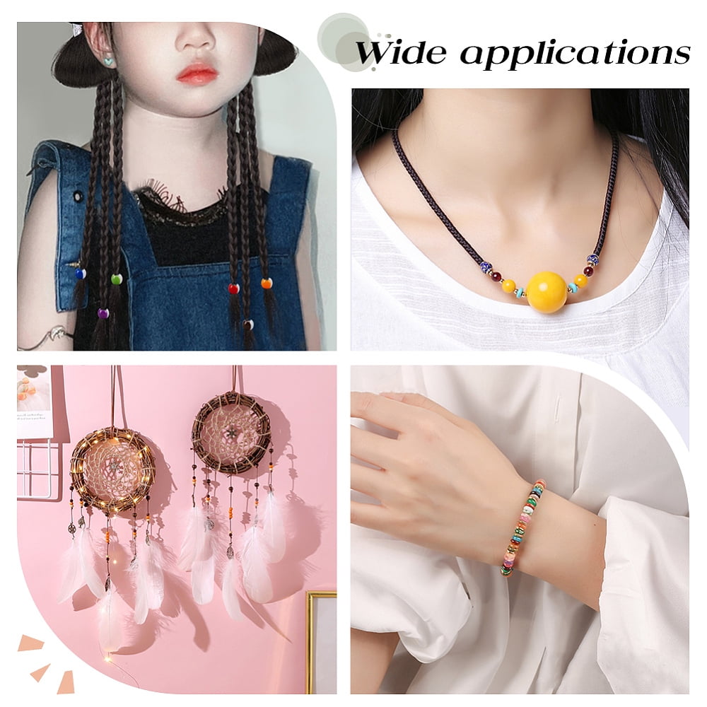 600Pcs 12 Colors Opaque Resin Beads Large Hole Beads Round Two Tone Mixed Color 11.5x9.5mm Hole: 5mm 50pcs/color for DIY