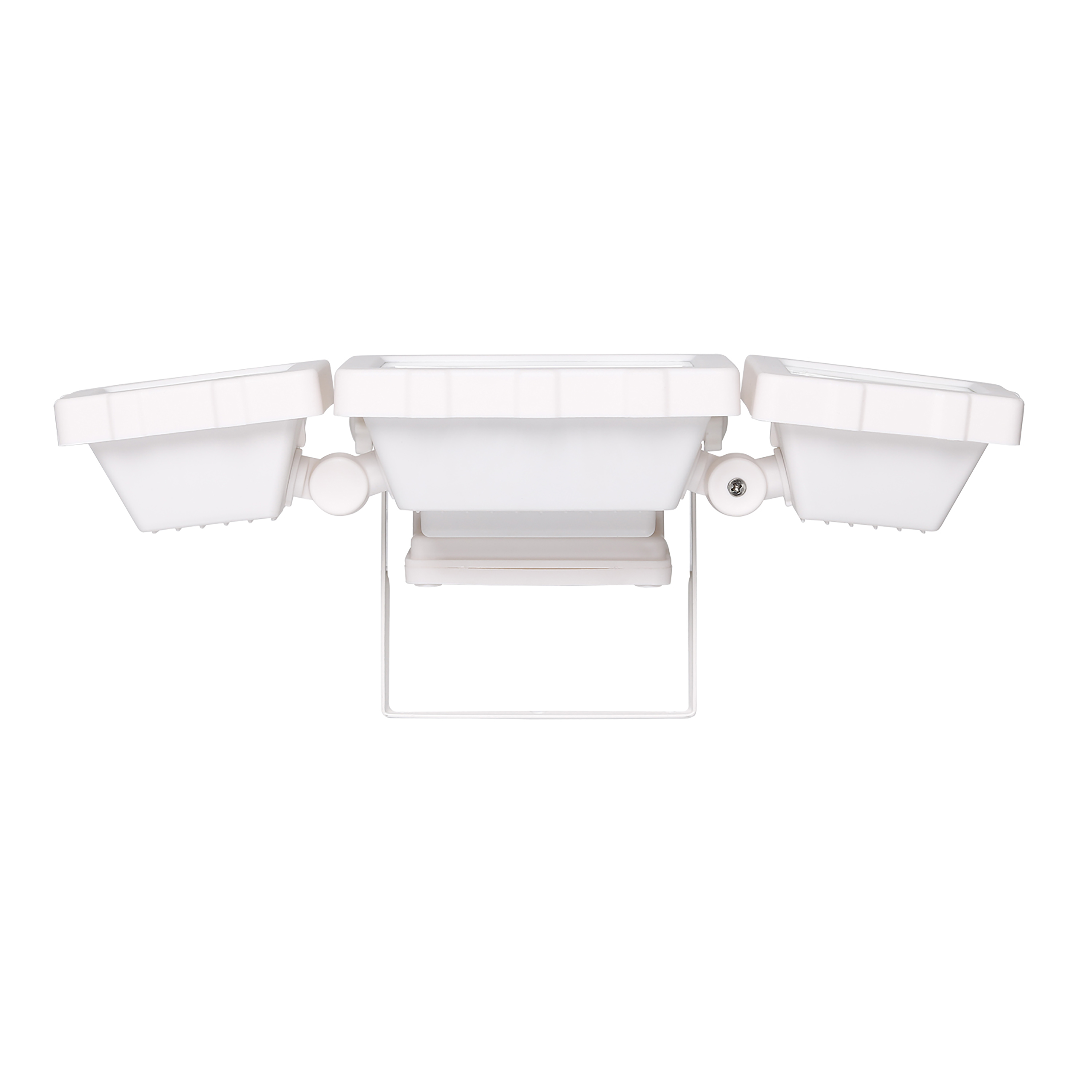 Westinghouse 2000 Lumen LED Triple Head Solar Security Light (White Finish), 55-Watt Equivalent