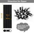 thumbnail image 3 of 10 Yards Bulk Zipper, #3 Zippers for Sewing, Black Nylon coil Zipper Replacement, 3 of 5