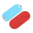 thumbnail image 2 of MFC PRO 2 Pcs Réflecteur Ovale en Plastique à Coller (Rouge), 2 of 4