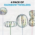 thumbnail image 4 of Varita mágica con forma de burbuja Rainbow Twirler Stick SENSORY4U, paquete de 4, 4 of 6