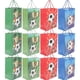 thumbnail image 1 of Football Party Goodie Bags with Ribbon Handles for Kids Creative Multi Paper Gift Bags 12pcs, 1 of 5