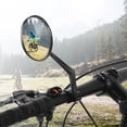 thumbnail image 2 of Espejo Retrovisor Negro Liso, Espejo De Bicicleta, Accesorios Para Montar En Bicicleta De Montaña Al Aire Libre YLSHRF Otros, 2 of 8
