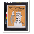 thumbnail image 2 of Historic Framed Print, Capital punishment means them without the capital get the punishment - 2, 17-7/8" x 21-7/8", 2 of 9