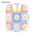 thumbnail image 5 of Yayeee Bath Rugs for Bathroom Floor Set of 2 Non Slip Fluffy Soft Absorbent Mat, Light Blue Daisy, 5 of 7