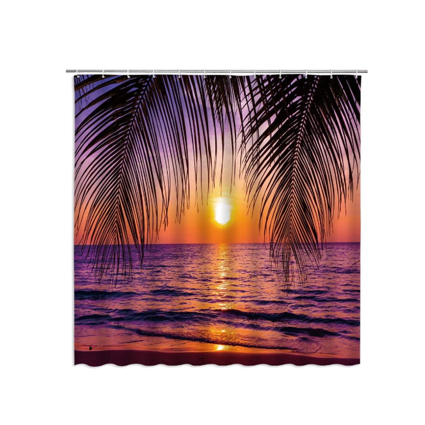 Ocean Sunset Shower Curtain - Walmart.com