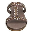 thumbnail image 4 of Antelope Women's Reegan Leather Flat Flip-Flop Sandals, 4 of 5