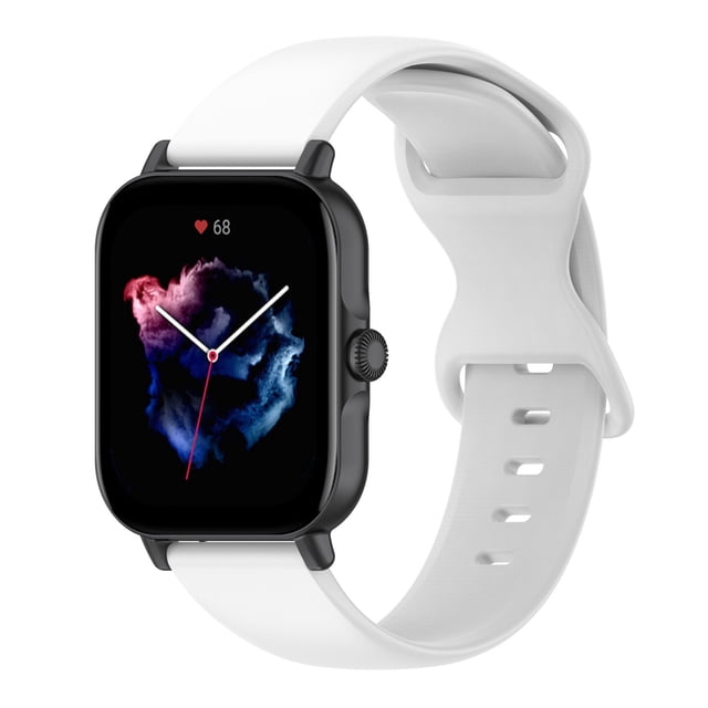 Hearth & Gear Silicone Sports Sweat Proof Solid Color Watch Band With Convenient Adjustment And Wide Compatibility Compatible With Smartwatch Undone for Men Railroad Cool Watch with Stopwatch for