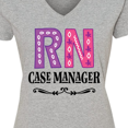 thumbnail image 4 of Inktastic RN Case Manager Nurse Women's V-Neck T-Shirt, 4 of 5