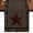 Black, variant on Western Star Vintage Burlap Cotton Table Runner 13x48 Inches Long, Leopard Print Black Wheat Ear Border Farmhouse Table Runners, Outdoor Dining Table Decor for Baby Shower/Party/Wedding