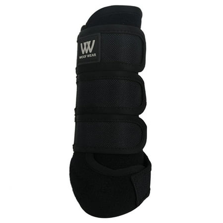 Toklat Woof Wear Training Wraps - Breathable Neoprene Horse Leg Support & Fetlock Protection - Multiple Sizes Black / Large