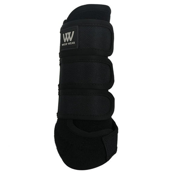 Toklat Woof Wear Training Wraps - Breathable Neoprene Horse Leg Support & Fetlock Protection - Multiple Sizes Black / Medium