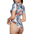 thumbnail image 2 of Balery Red Lobster Body de cuello redondo de manga corta para mujer Tops de manga corta Tops básicos-X-Large, 2 of 7