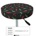 thumbnail image 5 of Bar Stool Covers Round, Bell Pepper Red Bar Stool Cushion Covers Seat Cushion With Elastic Bands, Chairs Covers For Kitchen Dining Room 12-14 Inch, 5 of 7