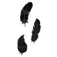 thumbnail image 6 of 3D Feather Family Wall Decor, Acrylic Wall Stickers for Living Room, Mirror Wall Decor, Modern Style, 6 of 7