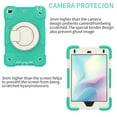 thumbnail image 3 of iPad Mini Case 5th/4th Generation, [Shockproof] Drop Proof Case with Pencil Holder, Armor Rugged Crossbody Strap, Rotatable Kickstand & Hand Strap Cover for iPad Mini 5 / 4, Mint, 3 of 11