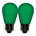 thumbnail image 1 of Holiday Bright Lights S14-2PKLED-OPGR LED S14 Ampoules Vertes, 1 of 1