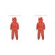 thumbnail image 1 of Qarigey Pijamas familiares Impreso Sombreros de Navidad Mono Cremallera roja Mameluco de manga larga Vacaciones Casual Cálido Body Ropa de dormir Niños 3-4 años, niños 2piezas Qarigey CBP143955, 1 of 6