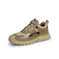 thumbnail image 1 of Woobling Men Safety Shoe Steel Toe Protection Boot High Top Work Shoes Slip Resistant Boots Unisex Anti-collision Lace Up Booties Lb0255yw-brown Anti-smashing Anti-thorns 11.5, 1 of 2