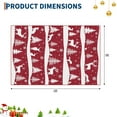 thumbnail image 2 of Senfot Red 6x9 Area Rugs for Living Room, Indoor Non Slip Carpet, Washable Rug for Home Decor, Soft Low Pile Christmas Rug with Xmas Tree Reindeer Snowflake for Bedroom, Dining Room, 2 of 7