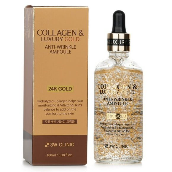 Ampolla 3W Clinic de colágeno y oro de lujo antiarrugas