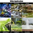 thumbnail image 7 of 130W 3700GPH Electric Submersible Water Pump, High-Pressure Water Pump with 31Ft Lift Height for Pond, Waterfall, Fish Tank, Statuary, Hydroponic, 7 of 7