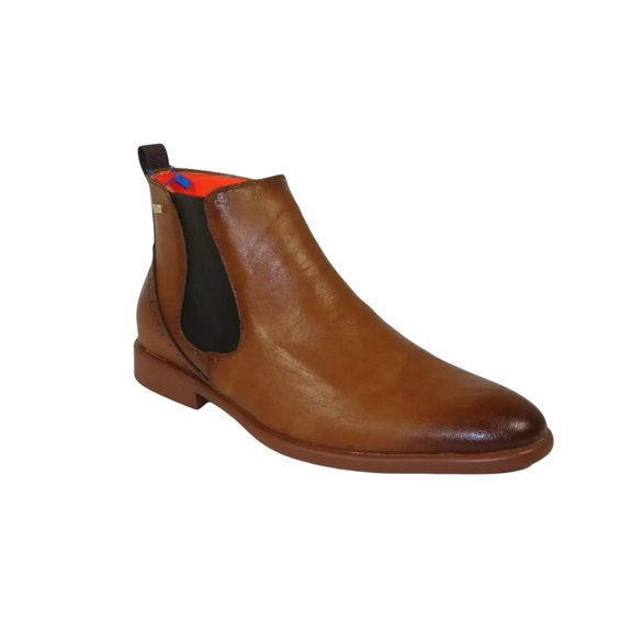 Men's Shoes The Victorian L TAYNO Leather Chelsea Boot Cognac