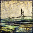 thumbnail image 2 of Bolokofsky, Ronald 20x20 White Modern Wood Framed Museum Art Print Titled - Bay Mist, 2 of 4