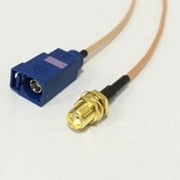 GPS antenna extension cable adapter SMA female to Fakra C female jack RF cable RG316 15cm 6inch NEW High Quality Ships Quickly From USA