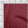 thumbnail image 2 of oneOone Tissu Viscose Chiffon Bordeaux Rétro Ours Matériel de Robe Tissu Imprimé Tissu au Mètre 42 Pouces de Large, 2 of 5