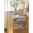 thumbnail image 5 of Table Runner 90 Inches Long for Kitchen Dining, Farmhouse Dresser Scarf Farmhouse, Dining Table Decorations for Wedding/Parties, Vintage Country Texas Star Wooden Grain 13 x 90 In, 5 of 8
