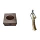 thumbnail image 1 of Estuche de pañuelos de escritorio,Caja de pañuelos faciales de madera estilo retro,Figura de escritorio,Figuras africanas de arte,artesanías,escritorio coleccionable,Estatua de mujer, 1 of 8
