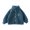 Blue, variant on Girls Fleece Lined Full-Zip Jacket Winter Plush Warm Coats Soft & Cozy Stand-Collar Coat Long Sleeve Soft Outerwear with Pockets 1-12Y