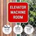 thumbnail image 4 of Elevator Machine Room Sign,, 4 of 8