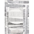 thumbnail image 2 of Alpha Contemporary 5' x 7' Gray and Beige Polyester Indoor Area Rug, 2 of 7