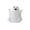 B, variant on Mini Ceramic Ghost Shaped Night Light Ornament, Smooth Craft Small Desktop Decor Figurine, Soft Gentle Ambient Lighting for Bedroom Shelf Tiered Tray and Halloween Indoor Holiday Layout